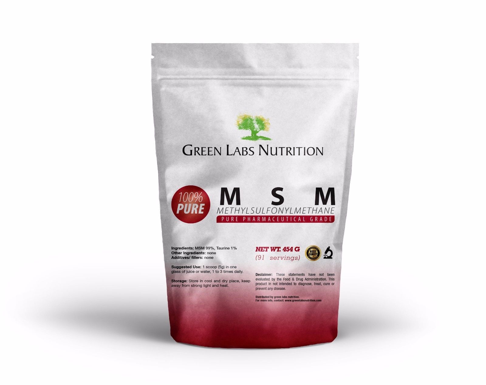 MSM Pure Powder JOINT PAIN & ARTHRITIS RELIEF PHARMACEUTICAL FREE P&P